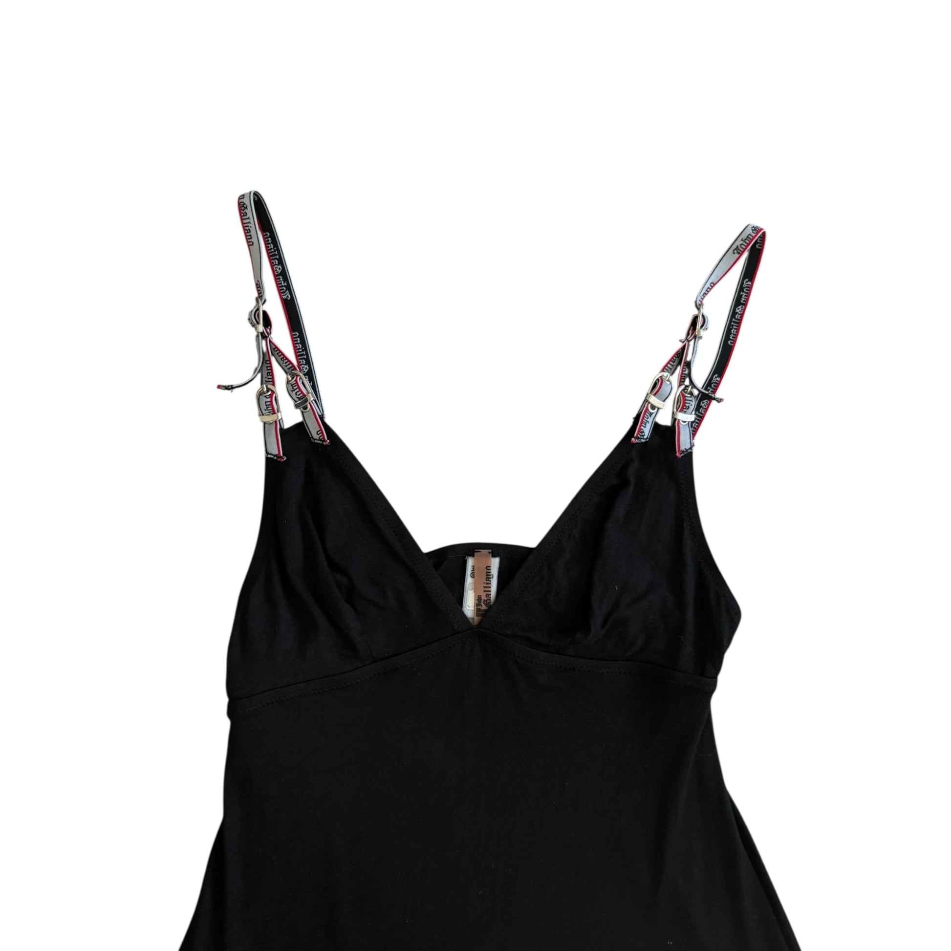 John Galliano bretelles dress