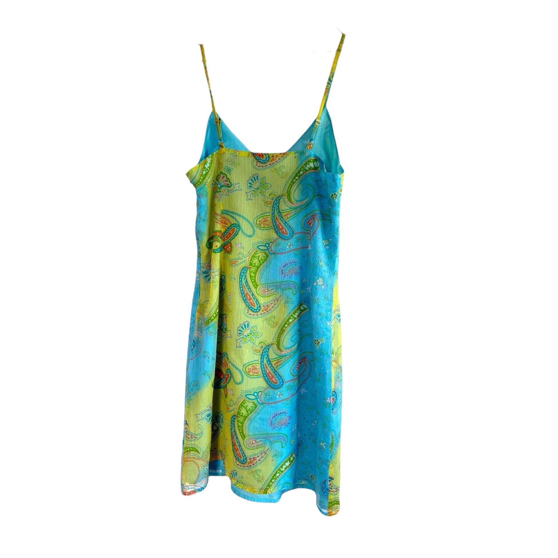 Vintage y2k Paisley Mini Dress