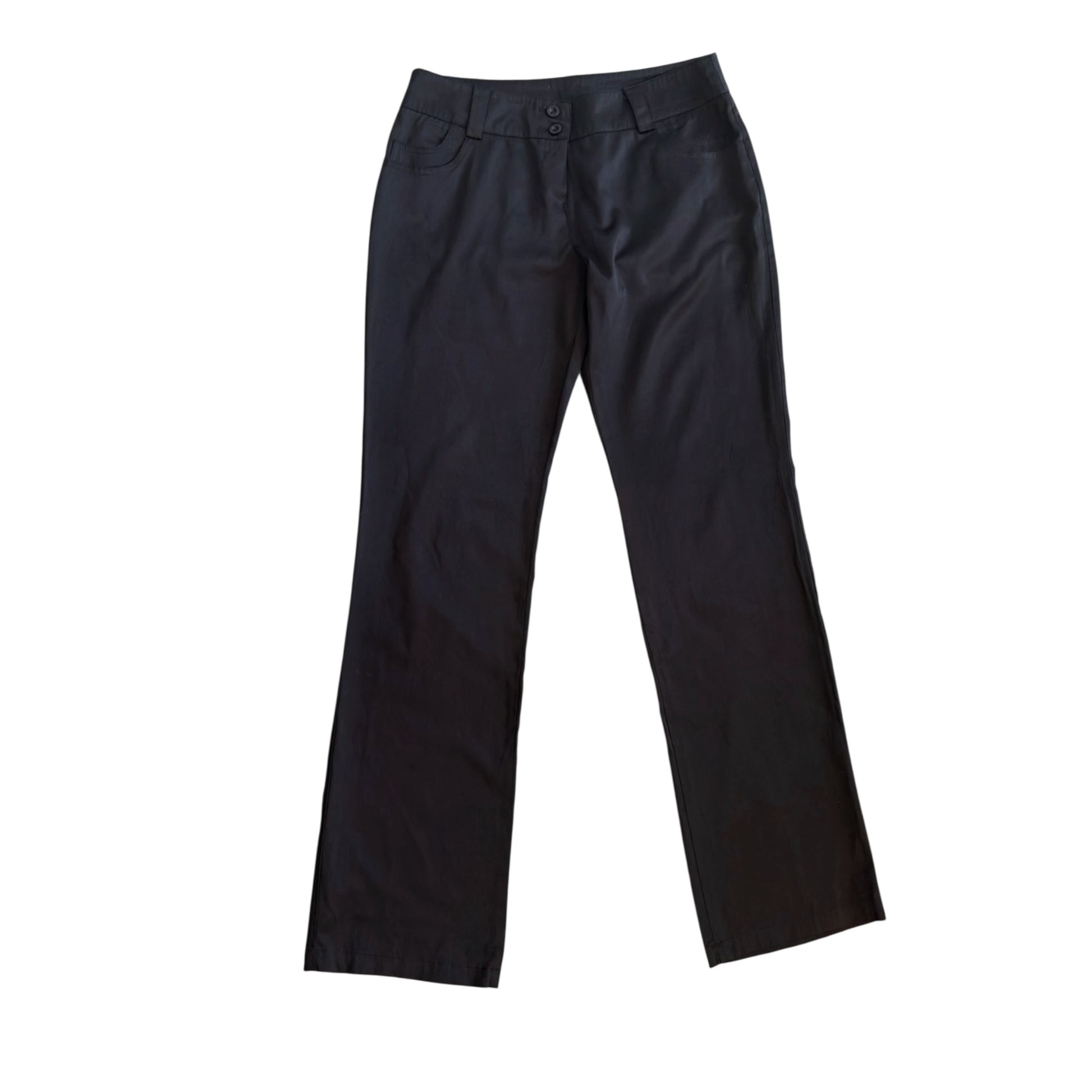 Low waist straight satin trousers 90s