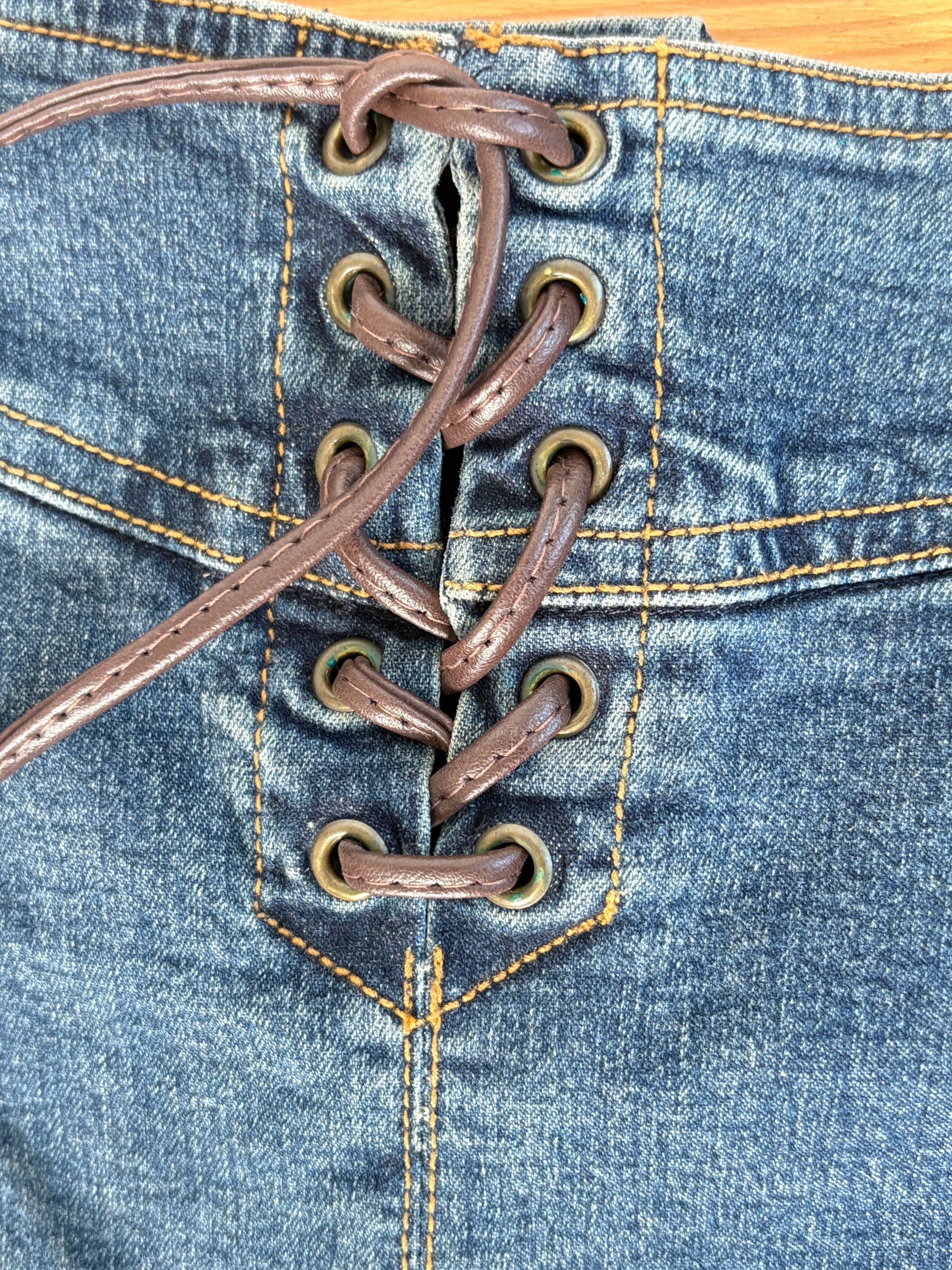 Plein Sud Jeans Vintage Denim midi Skirt