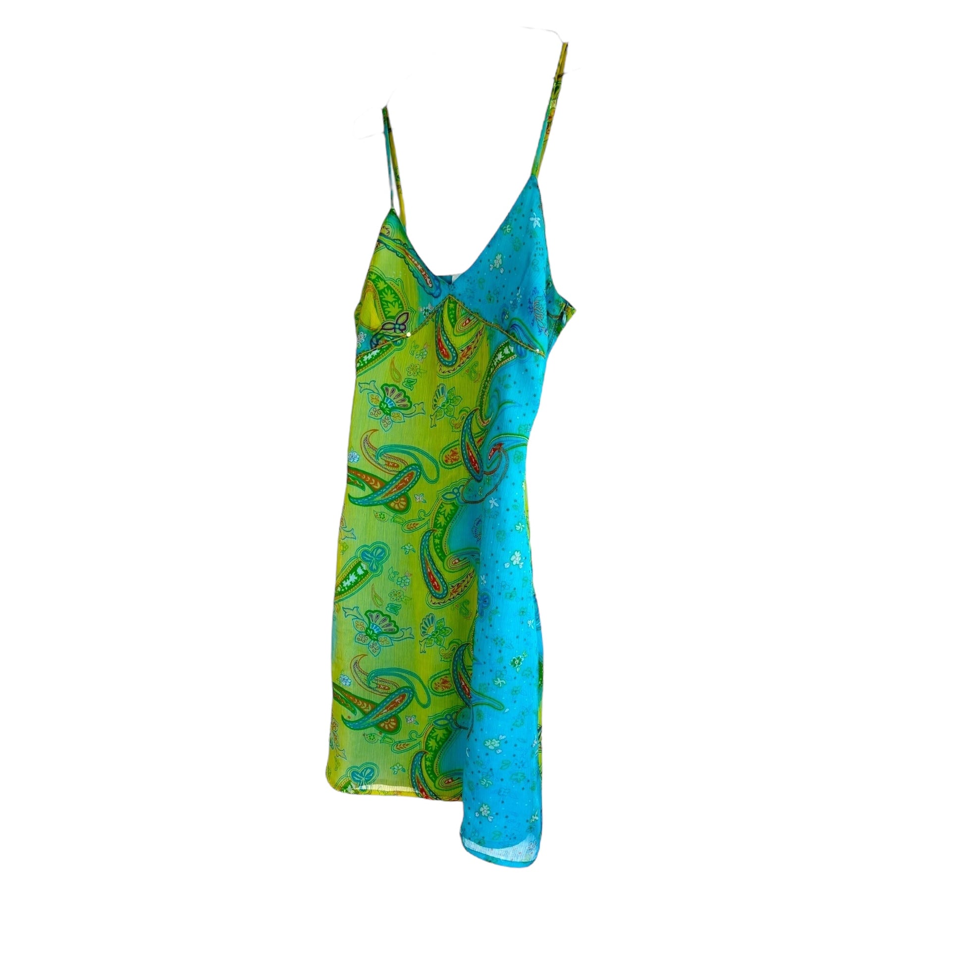 Vintage y2k Paisley Mini Dress