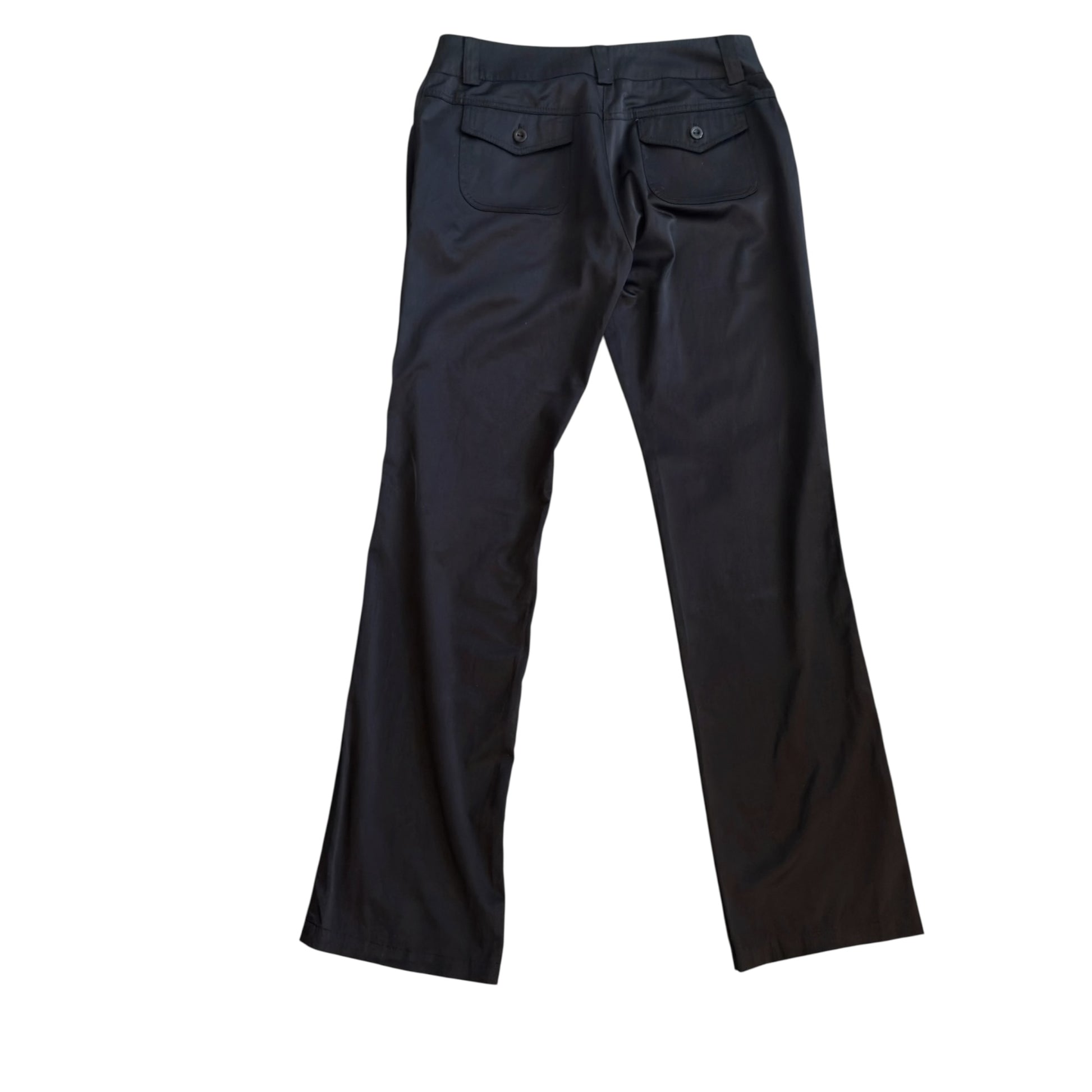 Low waist straight satin trousers 90s