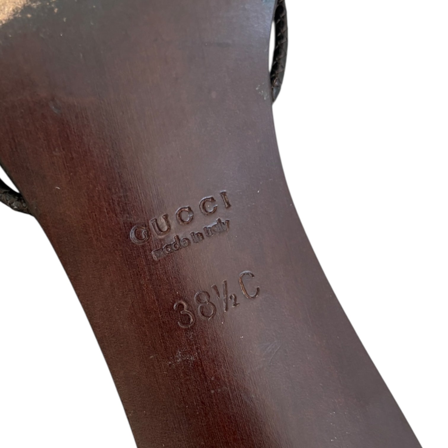 Gucci Tom Ford 2002 Bamboo kitten heels Vintage