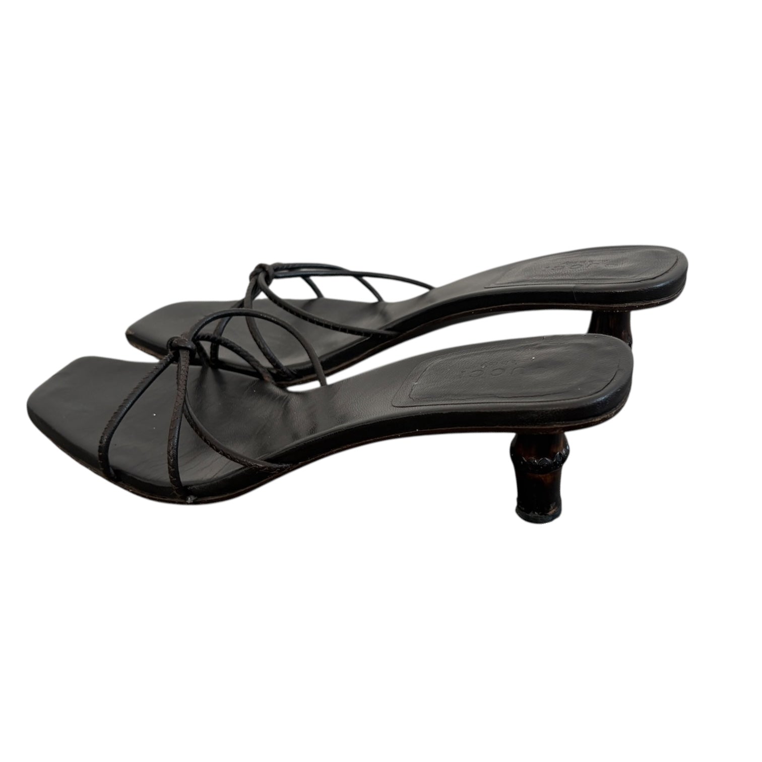 Gucci Tom Ford 2002 Bamboo kitten heels Vintage