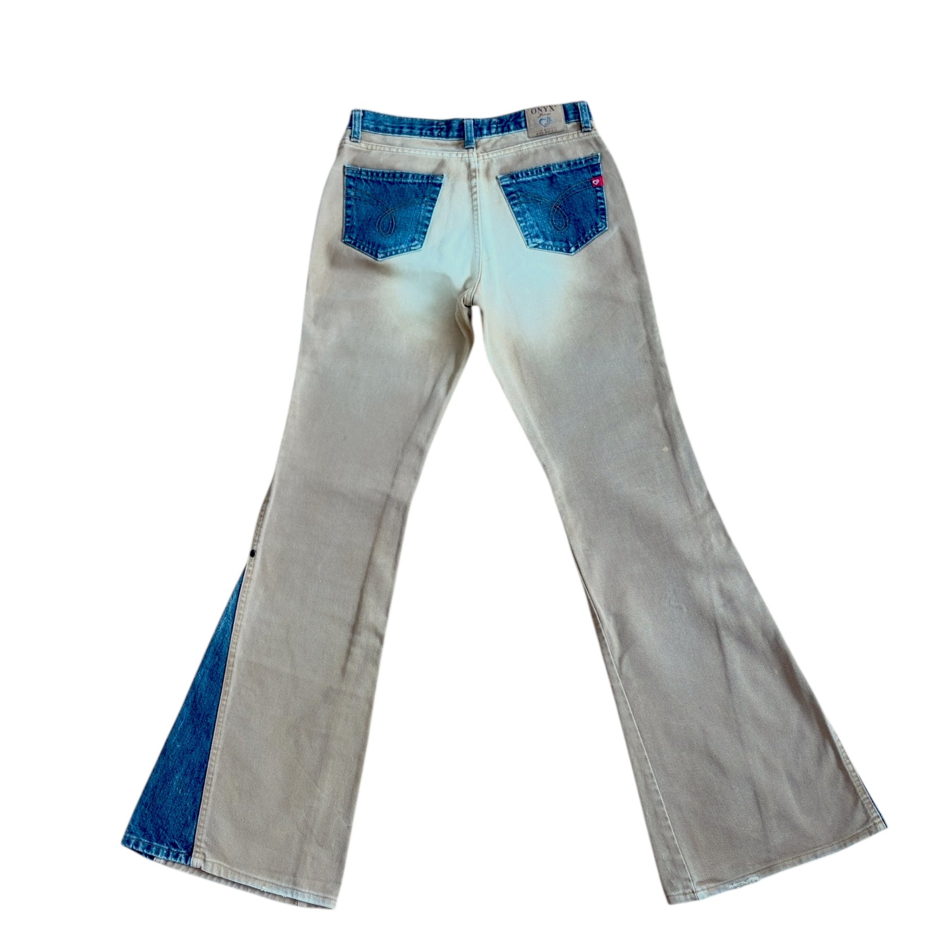 Onyx mid rise flare denim