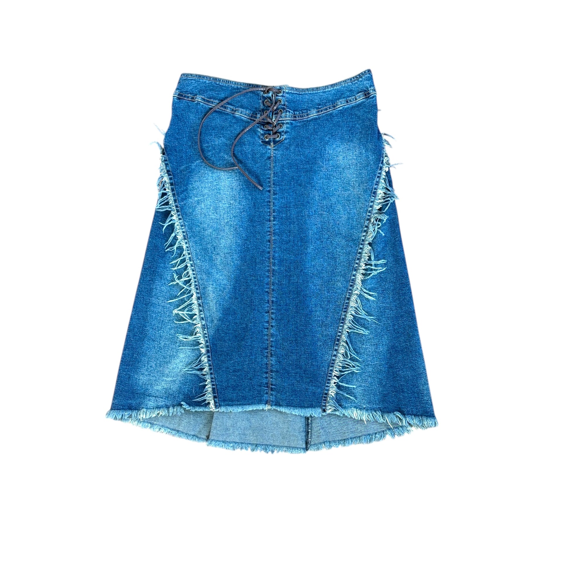 Plein Sud Jeans Vintage Denim midi Skirt