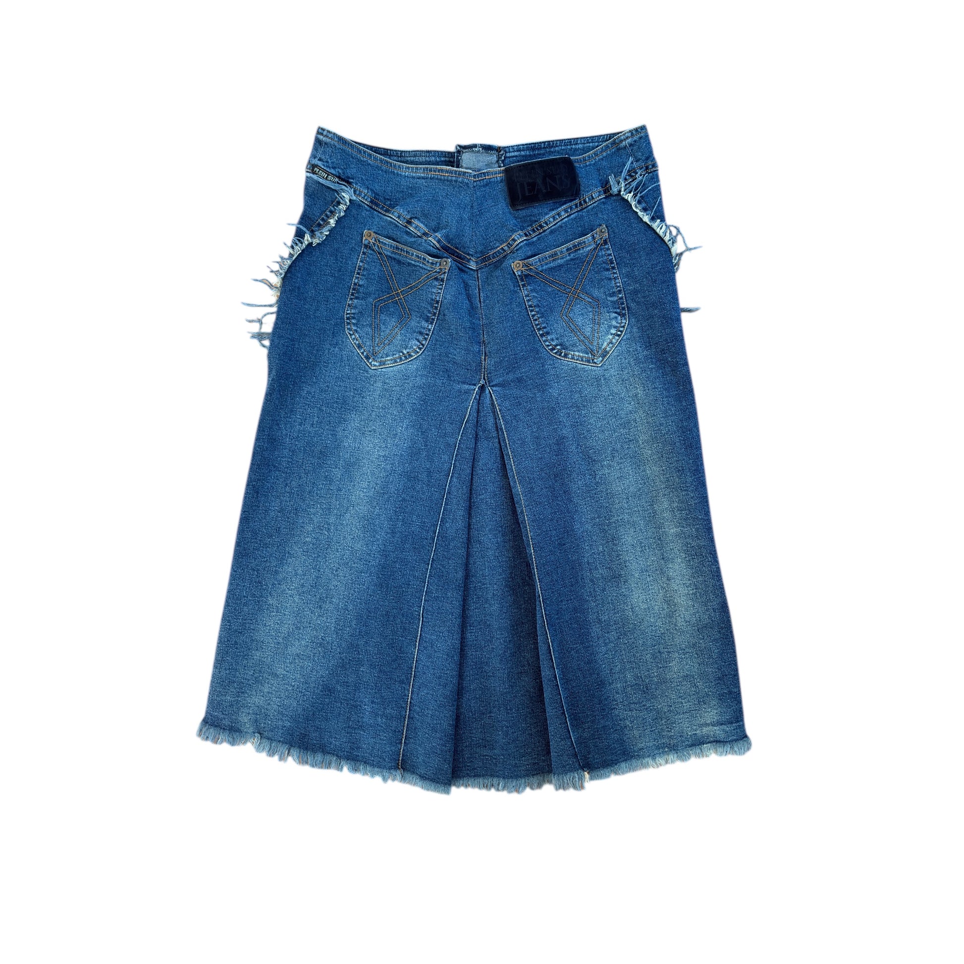 Plein Sud Jeans Vintage Denim midi Skirt