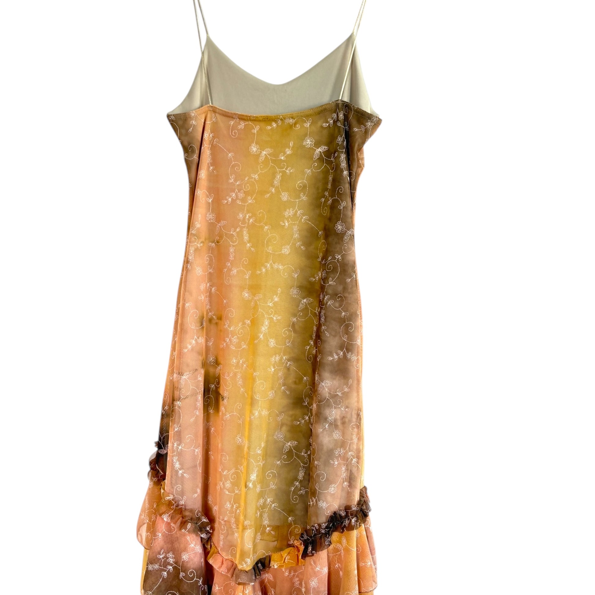 fairy y2k volants dress ombre